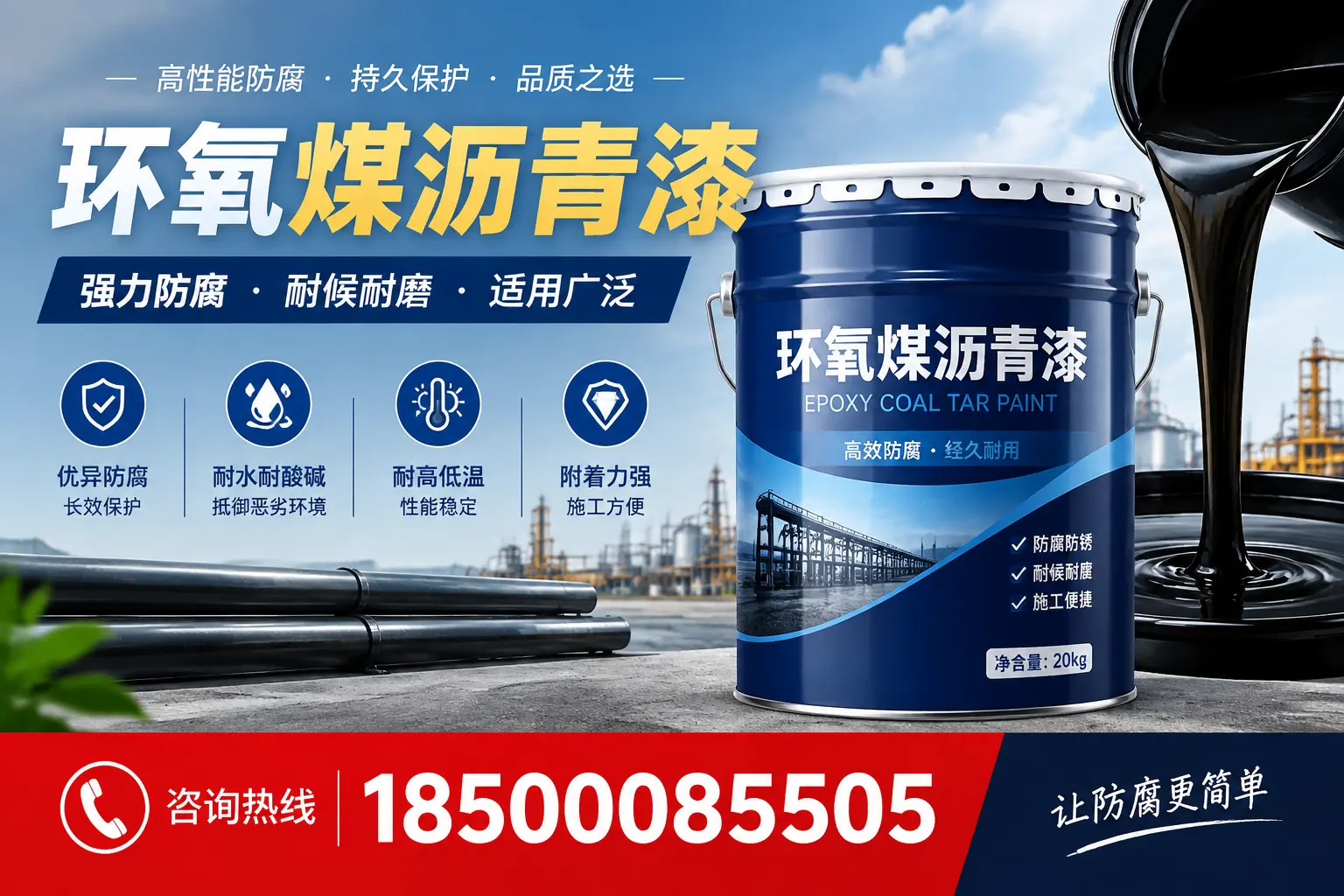 环氧煤沥青漆在不同气候条件下的表现分析,临夏适用性